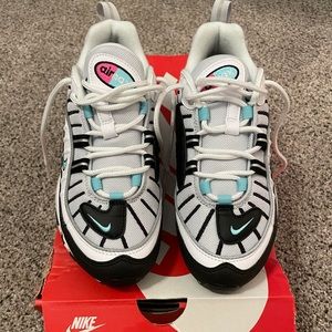 Nike Air Max 98 pure platinum and aurora green